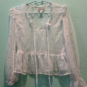 Sheer blouse